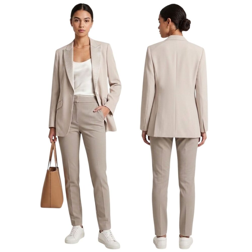 Rag & Bone Kaia Blazer NWT Cloud Grey 00 Neutral Tuxedo Style Luxury